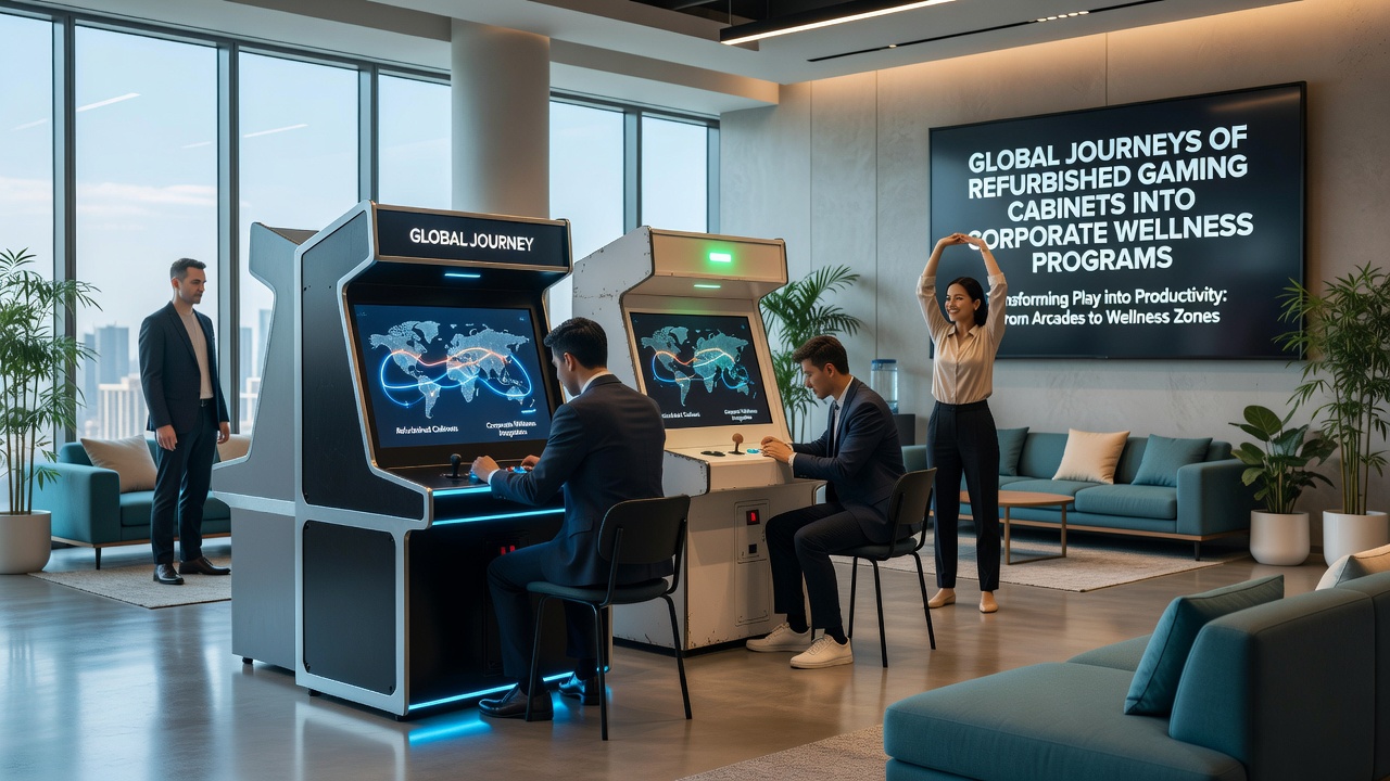 Integration von Gaming-Kabinetten in einem Unternehmens-Wellness-Bereich