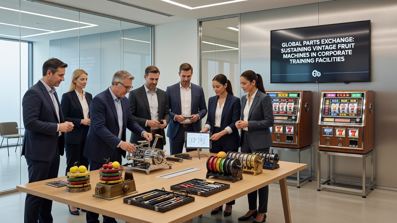 Logistiknetzwerk für Ersatzteile von Spielautomaten mit globalen Lieferrouten
